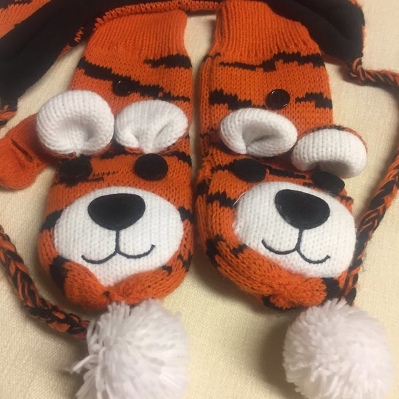 Kids/Teenager/Ladies Hat/Mittens Knitted Set - Picture 8 of 15